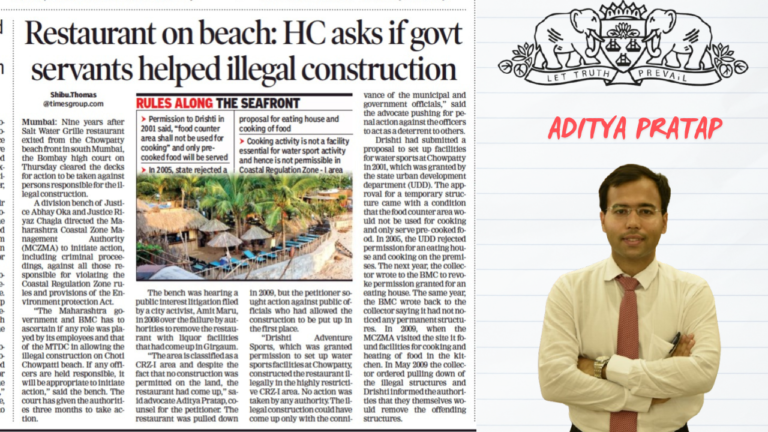 Illegal Beach Restaurant Scandal: Bombay HC Demands Accountability!